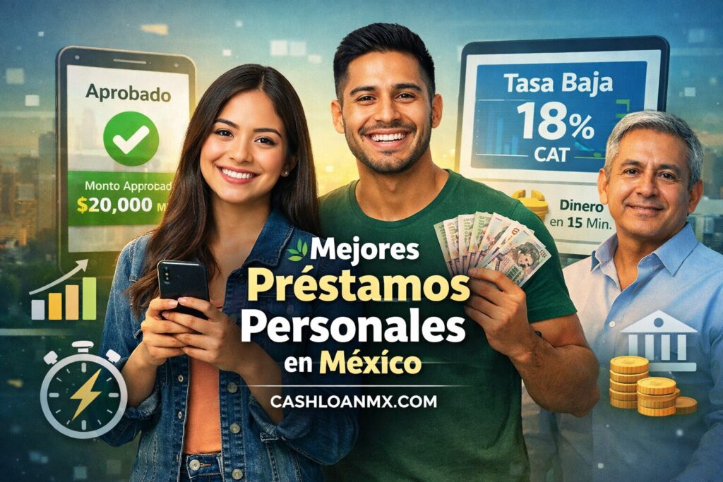 🔥 Mejores pr&eacute;stamos personales en M&eacute;xico 2026: ranking real por tasa, rapidez y aprobaci&oacute;n