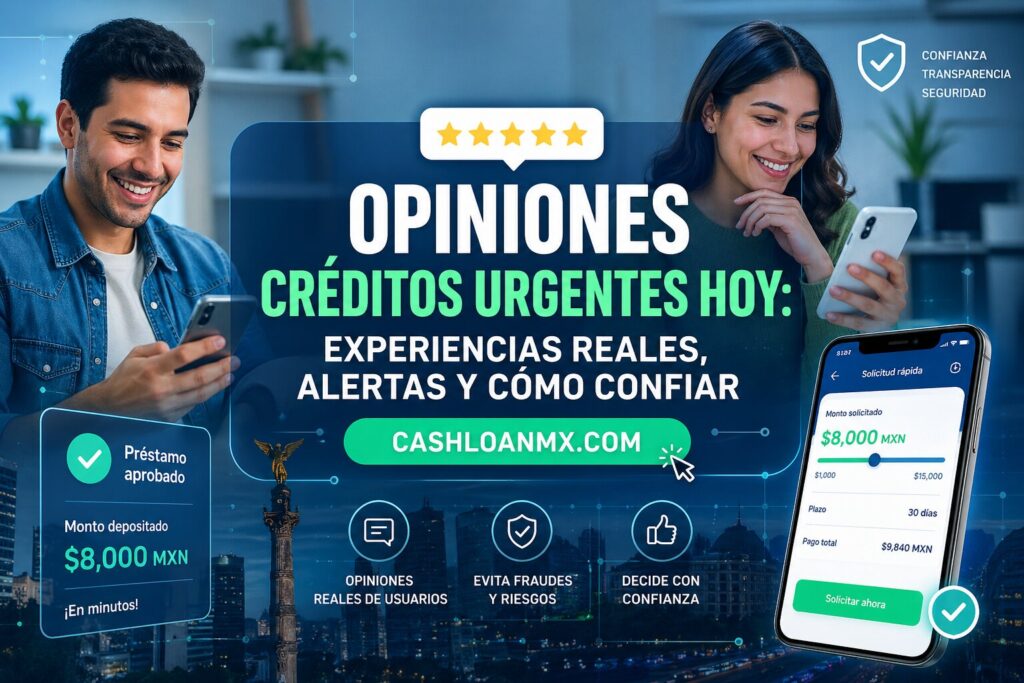 💬 Opiniones cr&eacute;ditos urgentes hoy: experiencias reales, alertas y c&oacute;mo confiar sin caer en fraudes