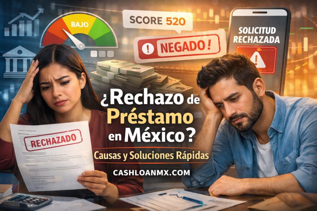 ❌💸 ¿Rechazo de préstamo en México? Las razones reales y cómo solucionarlo rápido