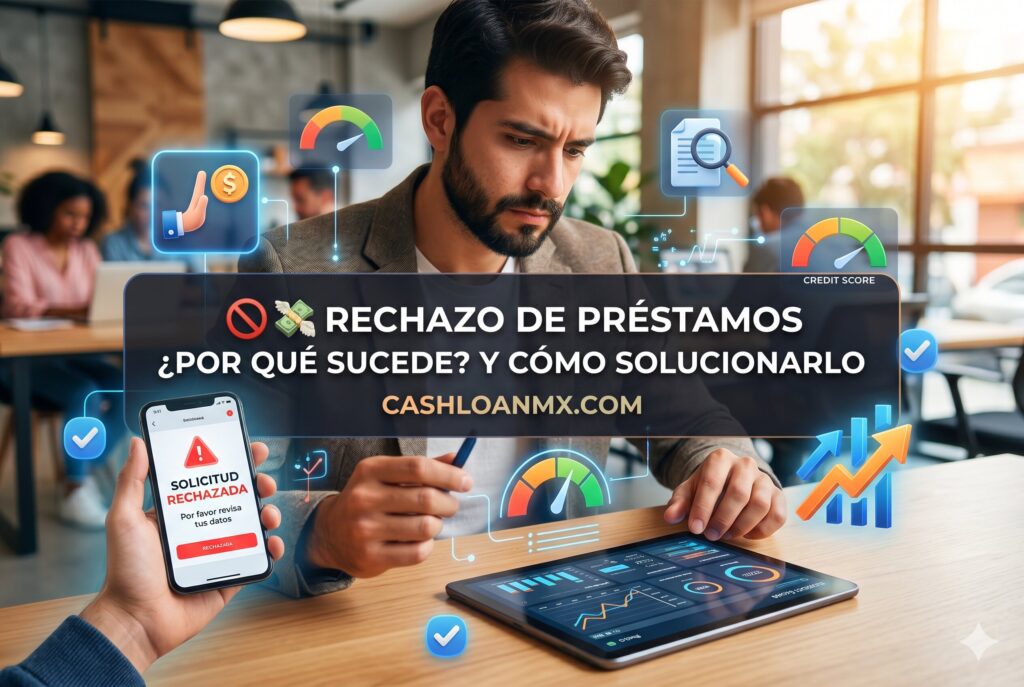 🚫💸 Rechazo de pr&eacute;stamos inmediatos en l&iacute;nea: causas reales y c&oacute;mo solucionarlo r&aacute;pido (2026)
