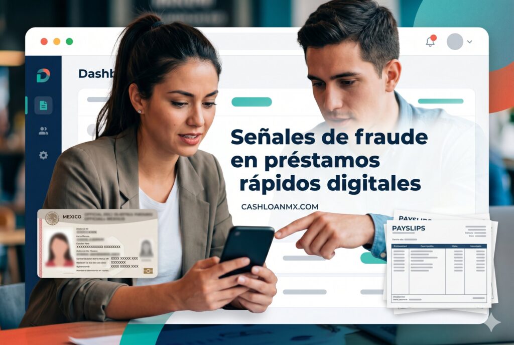 Comparación visual entre una app financiera legítima y una aplicación clonada fraudulenta en México