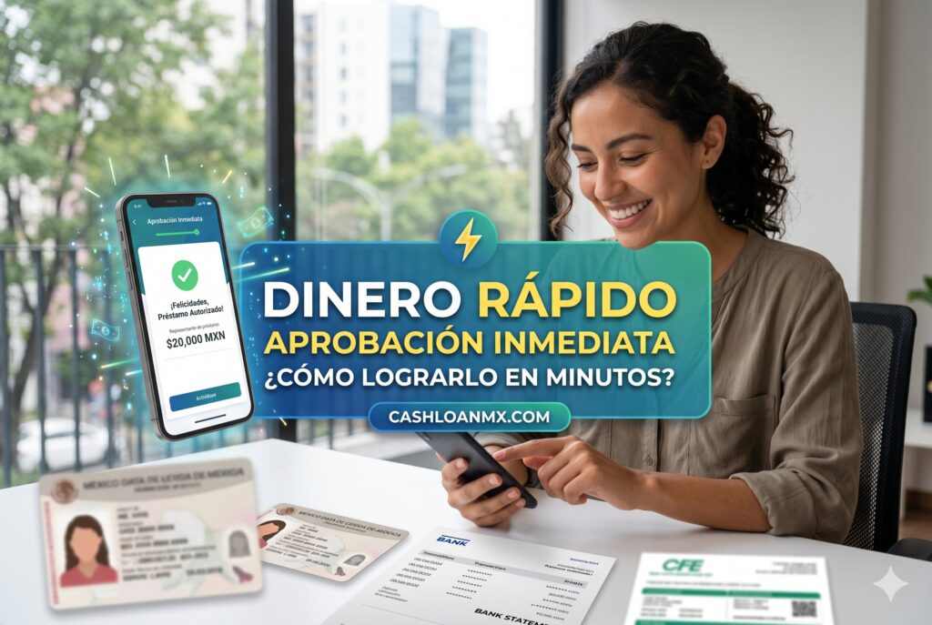 ⚡ Dinero R&aacute;pido Aprobaci&oacute;n Inmediata M&eacute;xico: Qu&eacute; Hace Que Un Pr&eacute;stamo Se Autorice en Minutos