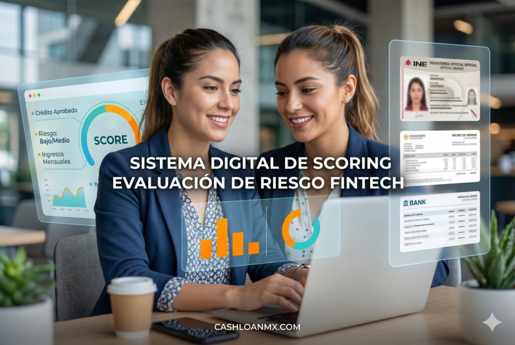 Scoring alternativo y an&aacute;lisis digital usados por apps de pr&eacute;stamos en M&eacute;xico