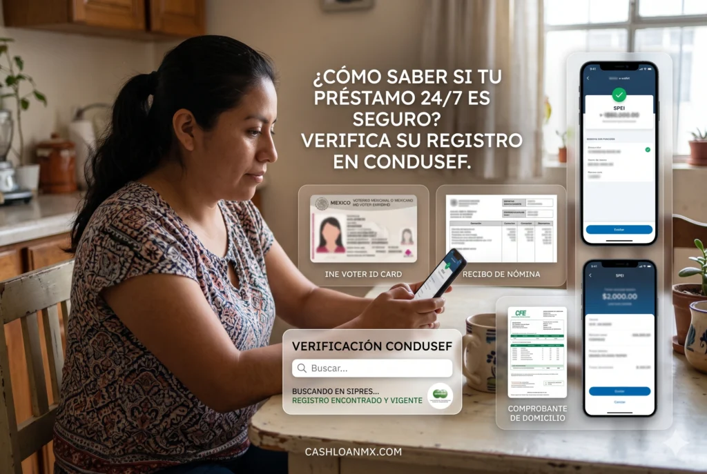 ¿Cómo saber si los préstamos sin aval 24/7 son seguros y están registrados en CONDUSEF? 🚨
