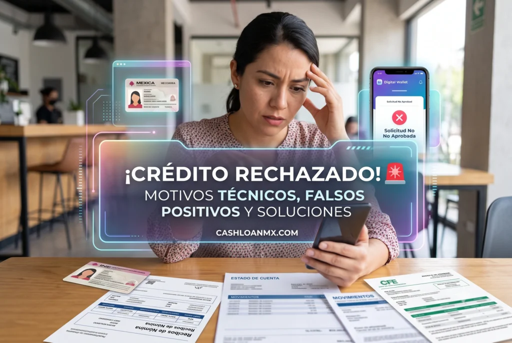 🚨 Crédito al instante rechazado: Motivos técnicos, falsos positivos y cómo solucionarlo